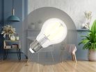 LED filament izzó 7,5W E27 840lm 3000K meleg fehér Ø60x105 - ZWF101