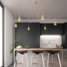 LED filament izzó 9W E27 3000K meleg fehér üveg ZWF102