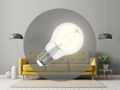 LED filament izzó 13W E27 3000K meleg fehér üveg ZWF103