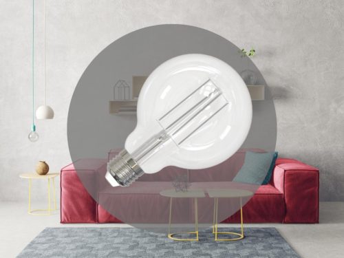 LED filament izzó 13W E27 1520lm 3000K meleg fehér Ø95x140 - ZWF104