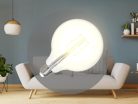 LED filament izzó 13W E27 1520lm 3000K meleg fehér Ø125x172 - ZWF105