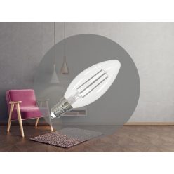   LED filament izzó 4,5W E14 4000K semleges fehér üveg ZWF106