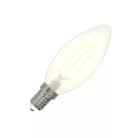 LED filament izzó 7,5W E27 4000K semleges fehér üveg ZWF201