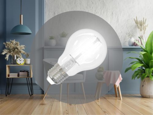 LED Filament FEHÉR 7,5W - A60 / E27 / 4000K - ZWF201