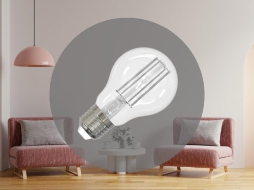 LED filament izzó 9W E27 4000K semleges fehér üveg ZWF202