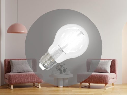 LED filament izzó 9W E27 4000K semleges fehér üveg ZWF202