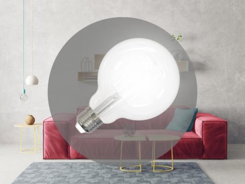 LED filament izzó 13W E27 1520lm 4000K semleges fehér Ø95x140 - ZWF204