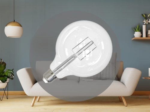 LED filament izzó 13W E27 1520lm 4000K semleges fehér Ø125x172 - ZWF205