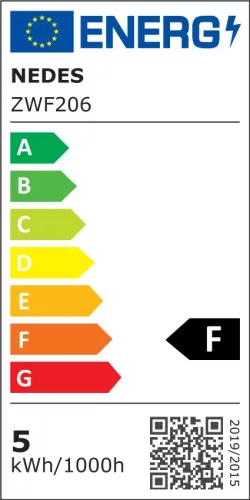 LED filament izzó 4,5W E14 4000K semleges fehér üveg ZWF206